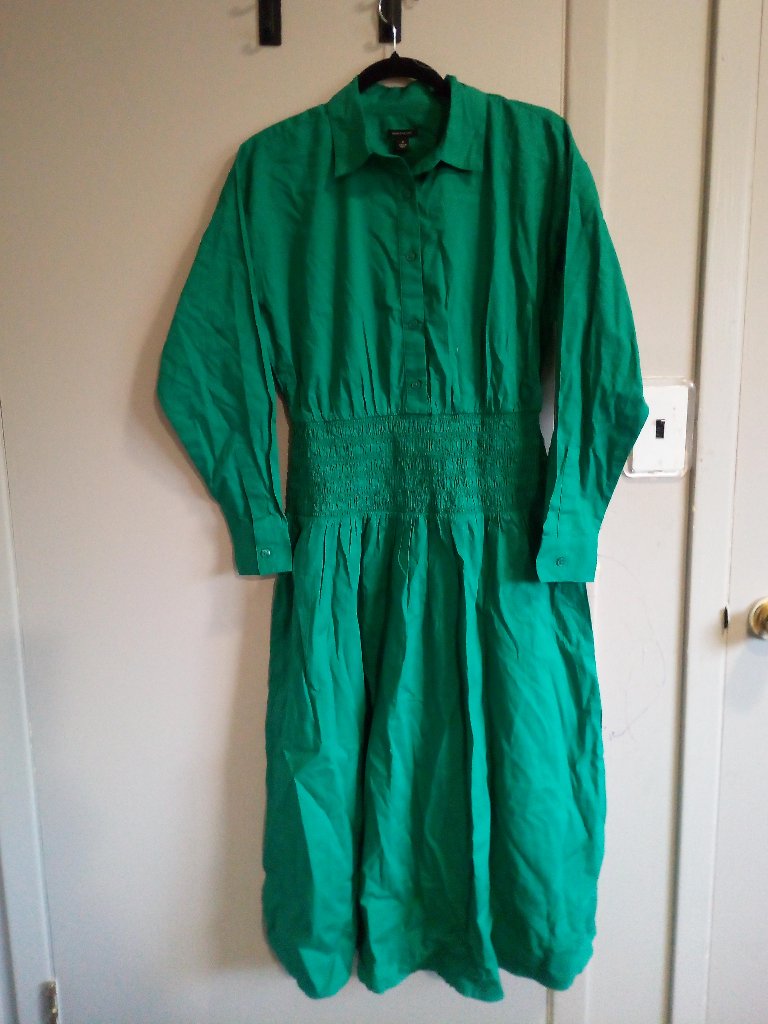Linen Button Dress